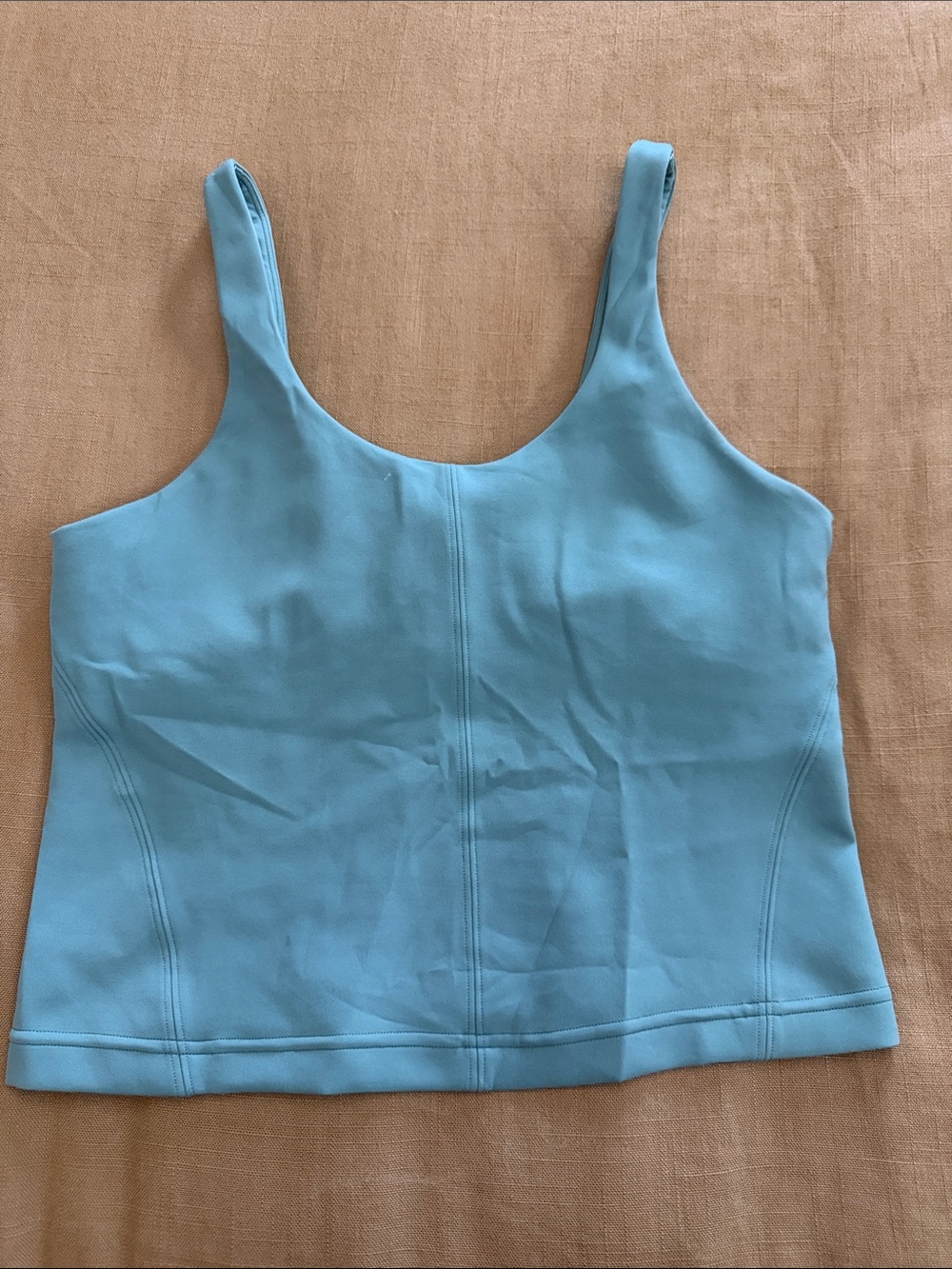 lululemon athletica Crater Blue Glow Up Tank. Size 8.